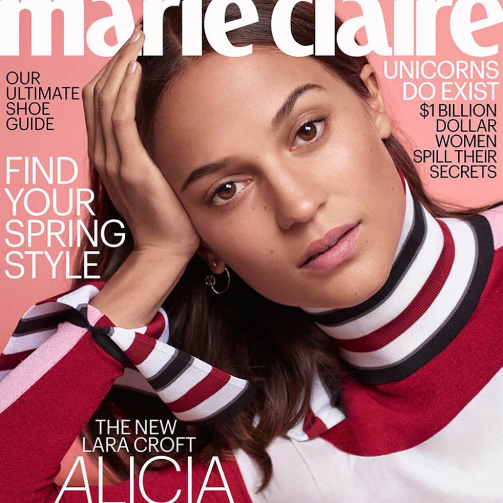 4️⃣/$12 April 2018 Marie Claire Magazine Alicia